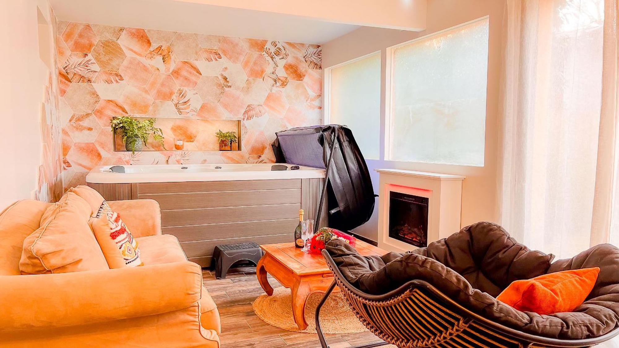 Appartement avec jacuzzi privé à Disney Quincy-Voisins Exterior foto
